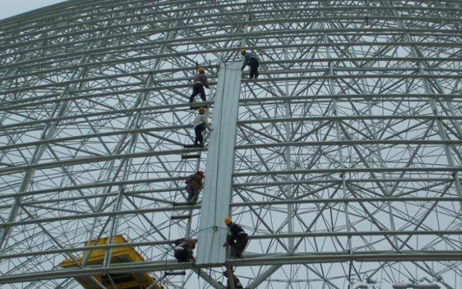 莱芜网架装配好以后应当留神哪八项验收事件