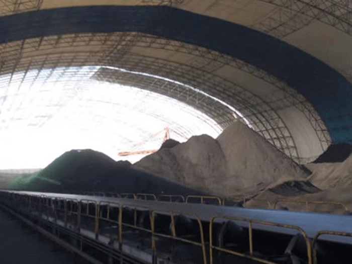 莱芜煤棚料仓网架